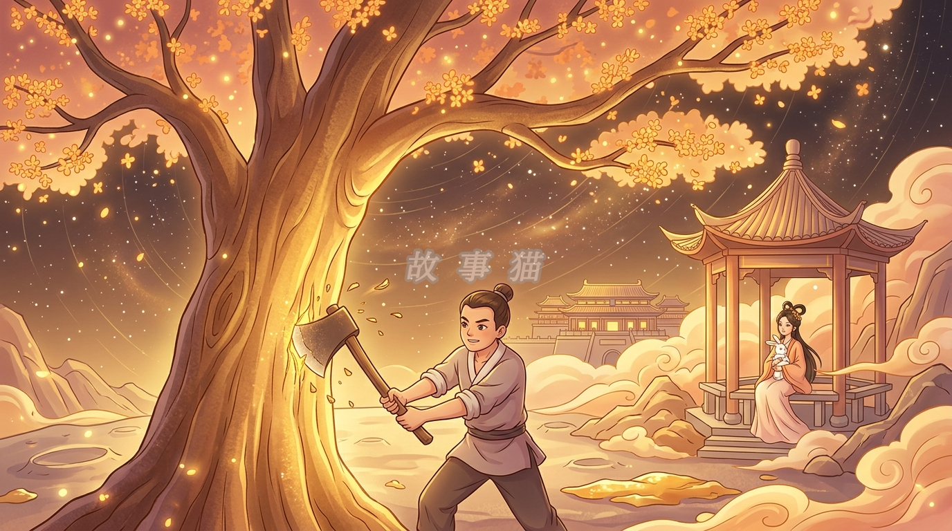 吴刚伐木